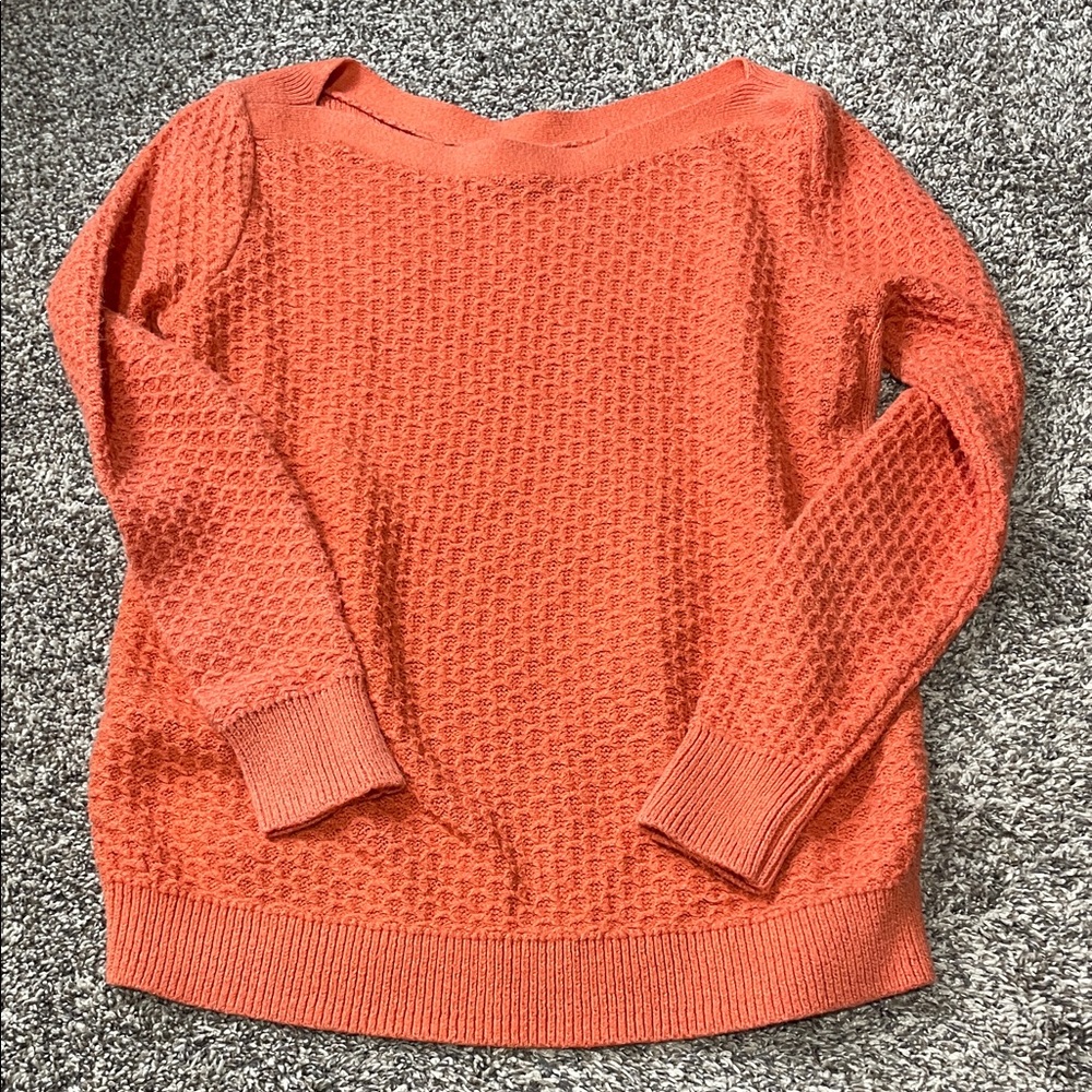 Old Navy Women's Textured Coral Sweater size M